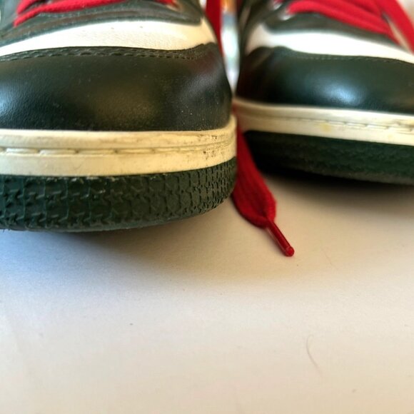 GUCCI Web Accent Mens shoes - Size 10 1/2 G  11 1/2 US- Hi Top Sneakers Preworn - Picture 13 of 15